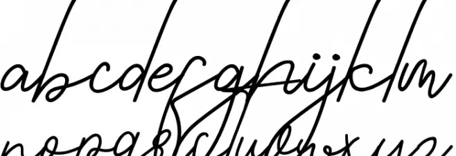 Goodselves Demo Schriftart Kleinbuchstaben