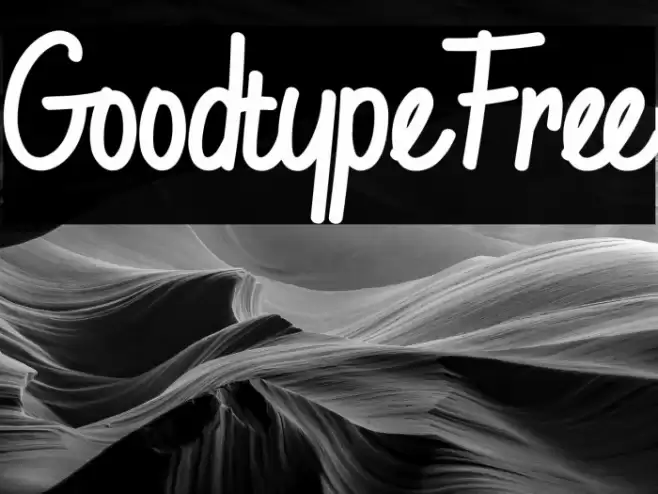 Goodtype-Free Font examples
