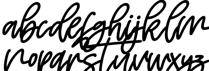 Goodvibes Italic Font LOWERCASE