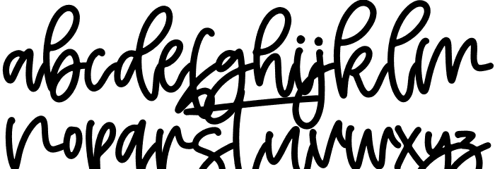Goodvibes Font LOWERCASE