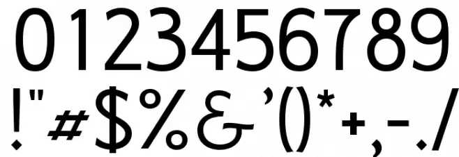 Goodwill Font OTHER CHARS