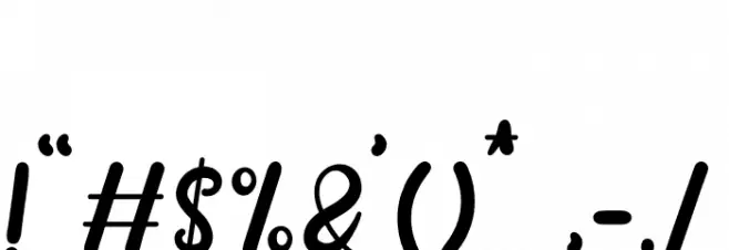 Goodwin Geraldine Font OTHER CHARS