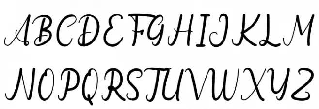 Goodwin Geraldine Font UPPERCASE