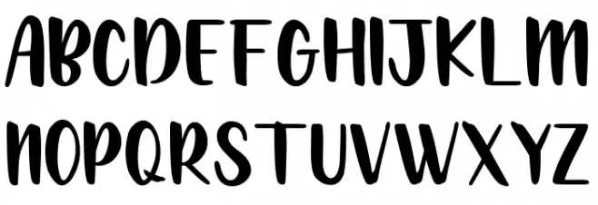 Goody Buttie Schriftart Groß