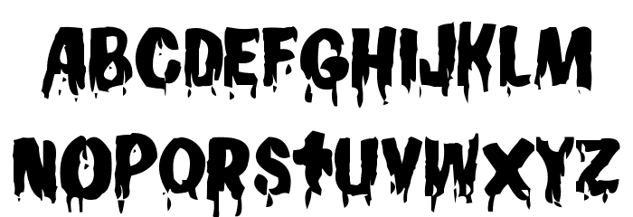 Gooey Font LOWERCASE