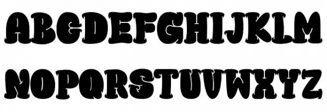 Goof-Ball Schriftart Groß