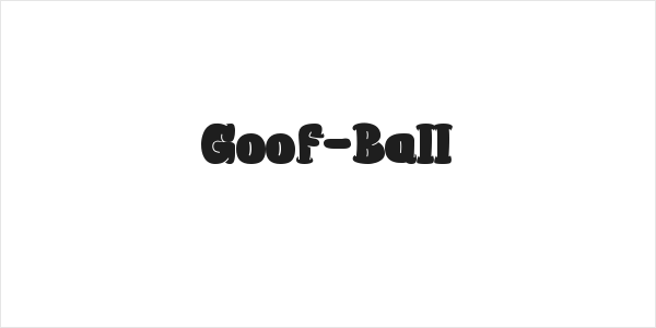 Goof-Ball Logo