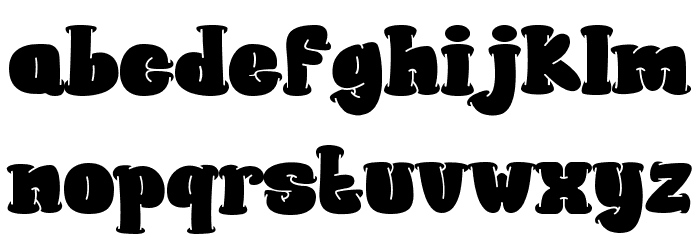 Goof-Ball Font LOWERCASE