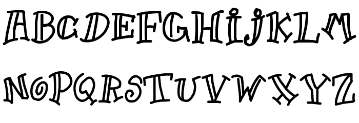Goofball Font LOWERCASE