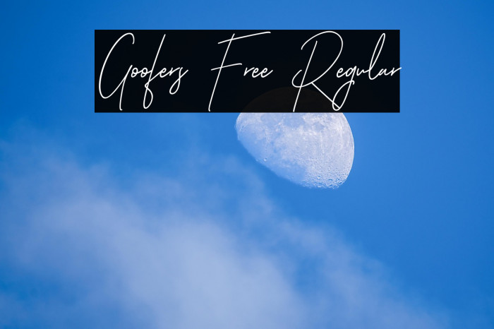 Goofers Free Regular Example 3