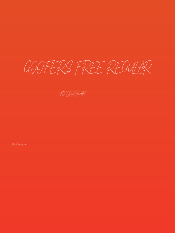 Goofers Free Regular Poster