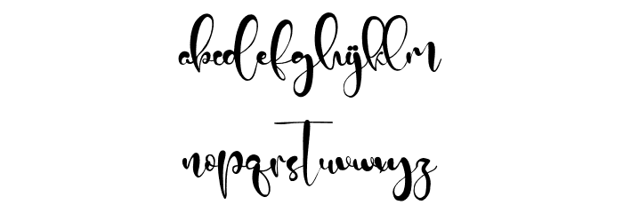 Goofies Font LOWERCASE