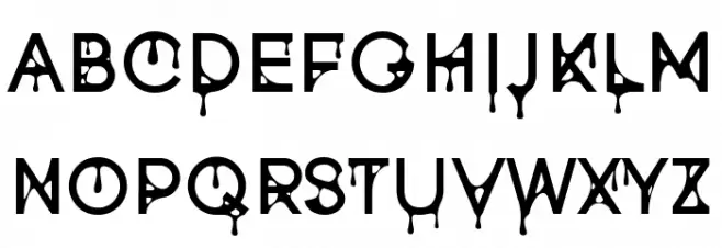 Goofont Font UPPERCASE