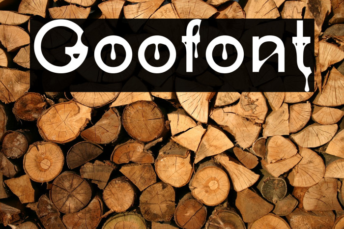 Goofont Font examples