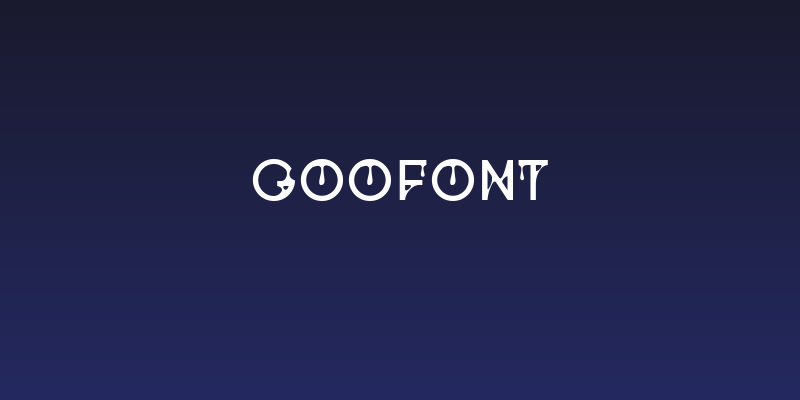 Goofont Social Header