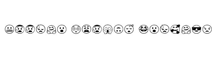 Google Emojis Regular Font