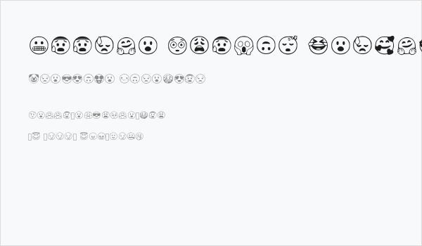 Google Emojis Regular Business Card