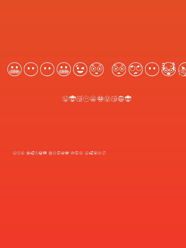Google Emojis Regular Poster