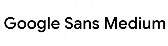 Google Sans Medium  لخطوط تنزيل