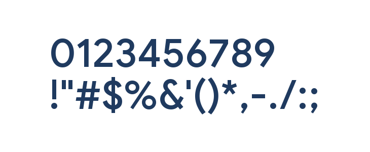 Google Sans Medium Other Characters