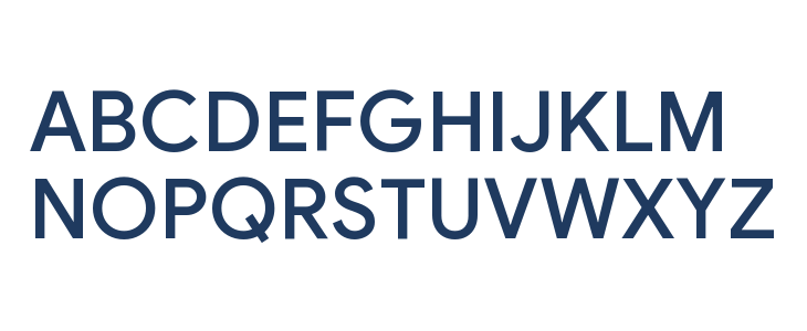 Google Sans Medium Uppercase