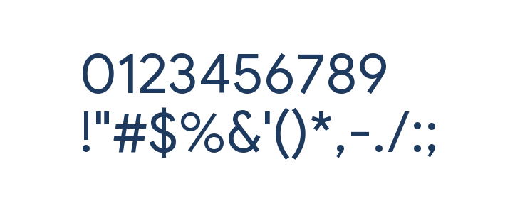 Google Sans Regular Other Characters