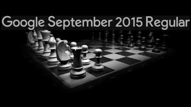 Google September 2015 Regular Font examples