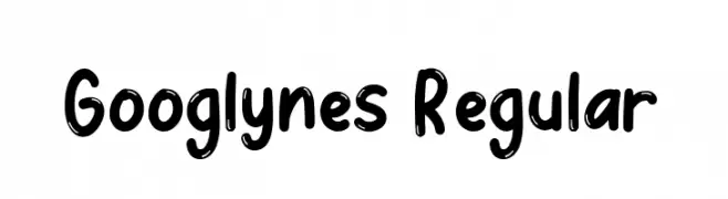 Googlynes Regular  Frei Schriftart Herunterladen