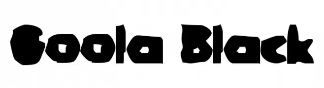 Goola Black  font caratteri gratis