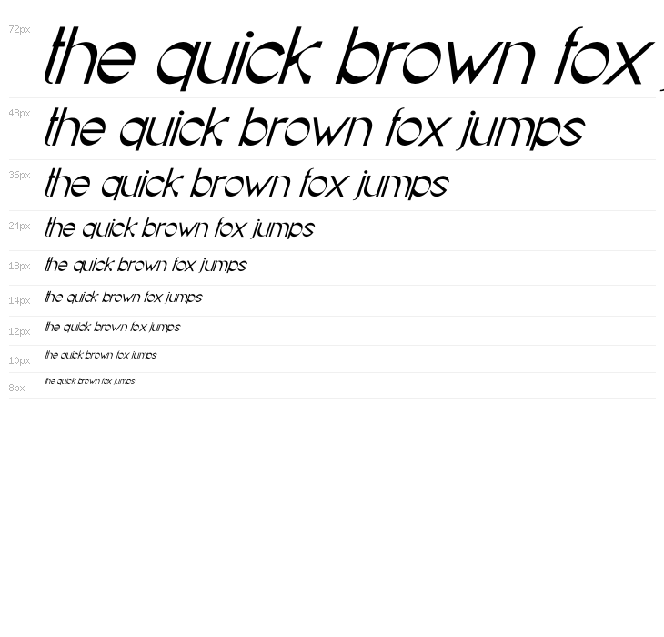 Goolangola Bold Italic Waterfall