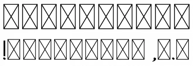 Goolangola Bold Font OTHER CHARS