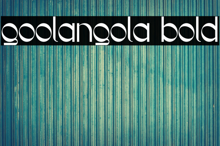 Goolangola Bold Example 2