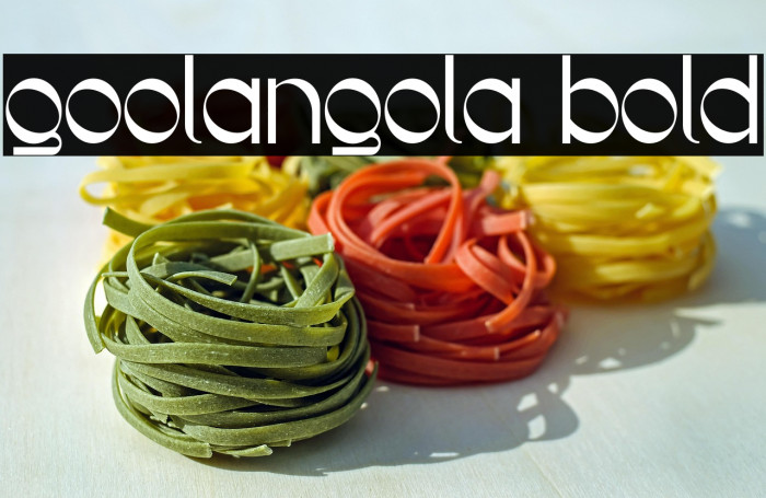 Goolangola Bold Example 3