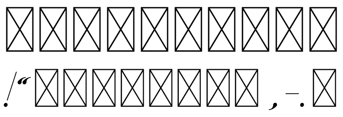 Goolangola Light Italic Font OTHER CHARS