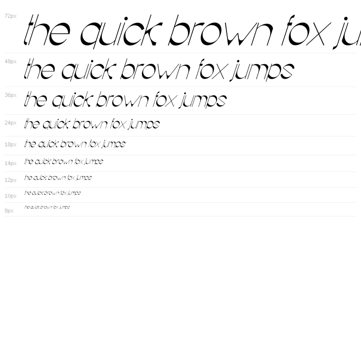 Goolangola Light Italic Waterfall