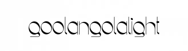 Goolangola Light  नि: शुल्क फ़ॉन्ट्स डाउनलोड