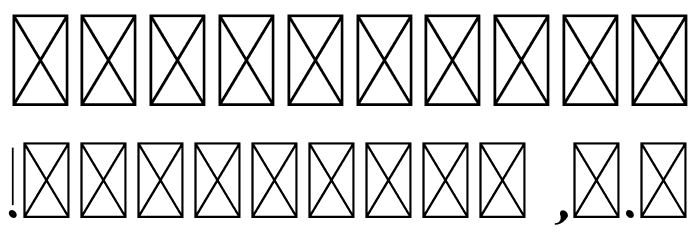 Goolangola Light Font OTHER CHARS