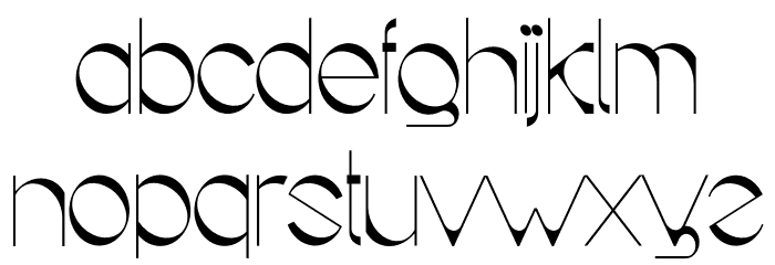 Goolangola Light Font LOWERCASE