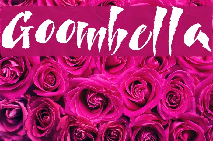 Goombella Font examples