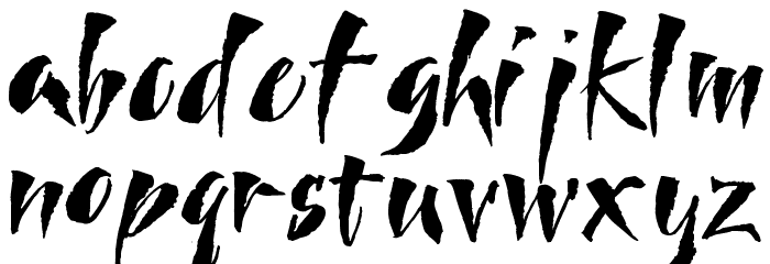 Goombella Font LOWERCASE