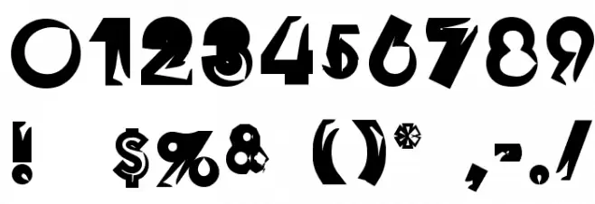 Goonberry Bold Font OTHER CHARS