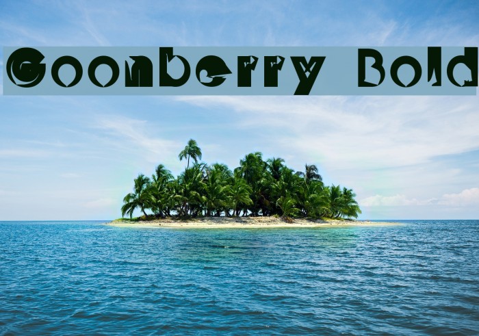 Goonberry Bold Example 1