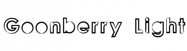Goonberry Light  フリーフォントのダウンロード