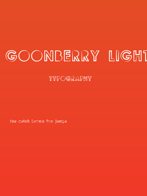 Goonberry Light Poster