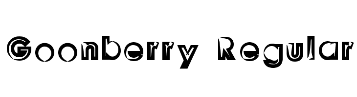 Goonberry Regular  Free Fonts Download