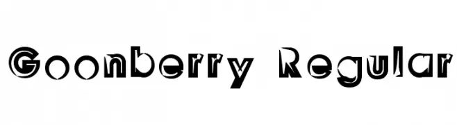 Goonberry Regular  Frei Schriftart Herunterladen