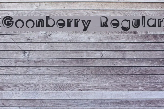 Goonberry Regular Example 1