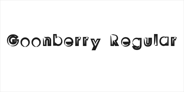 Goonberry Regular Logo