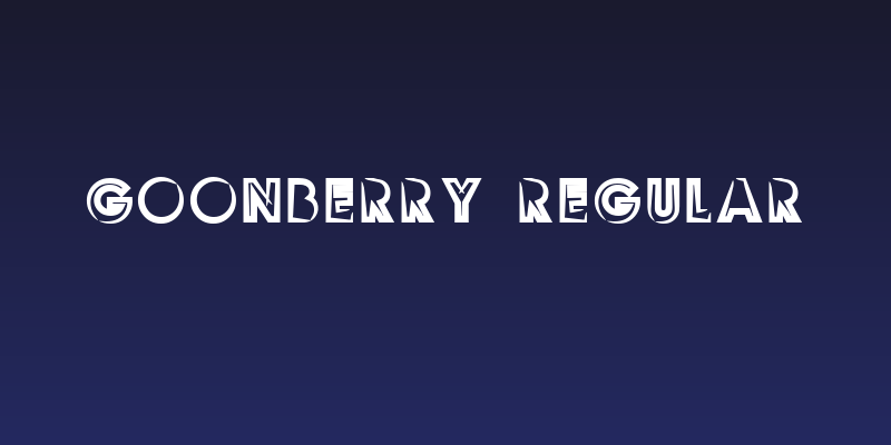 Goonberry Regular Social Header