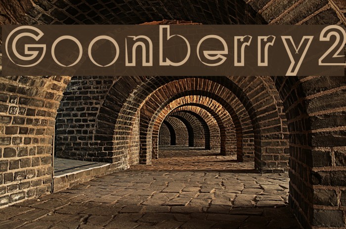 Goonberry2 Font examples